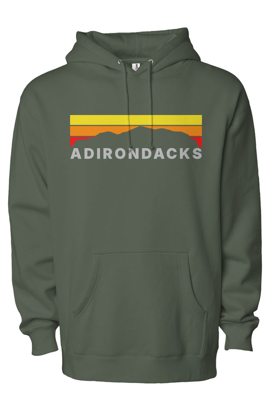 ADK - Mountain Range (Warm) - Heavyweight Hoodie
