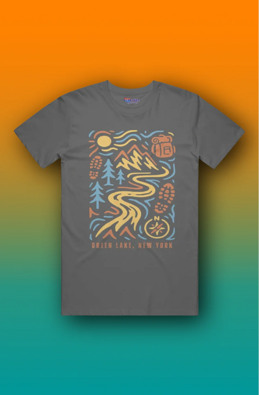 44Lakes - Green Lake Hiking - T-Shirt