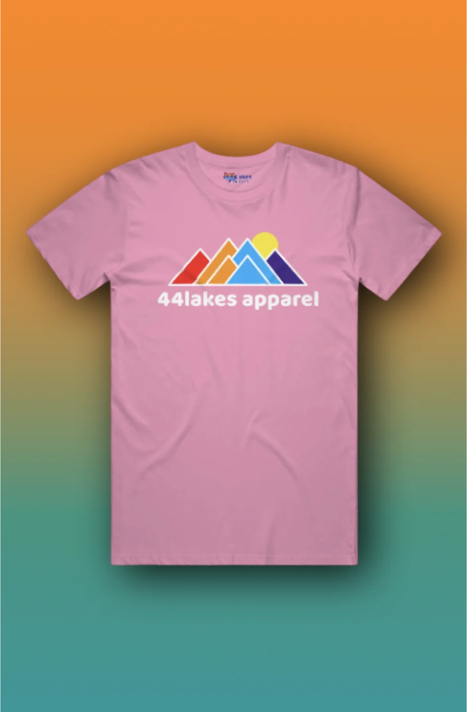 44Lakes - Simple Mountains - T-Shirt