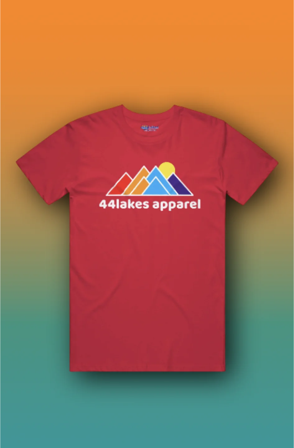 44Lakes - Simple Mountains - T-Shirt