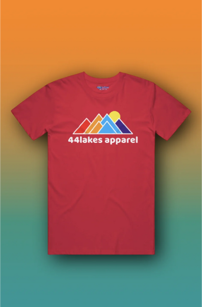 44Lakes - Simple Mountains - T-Shirt