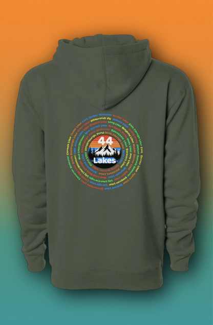 44Lakes - Circular Design - Premium Hoodie