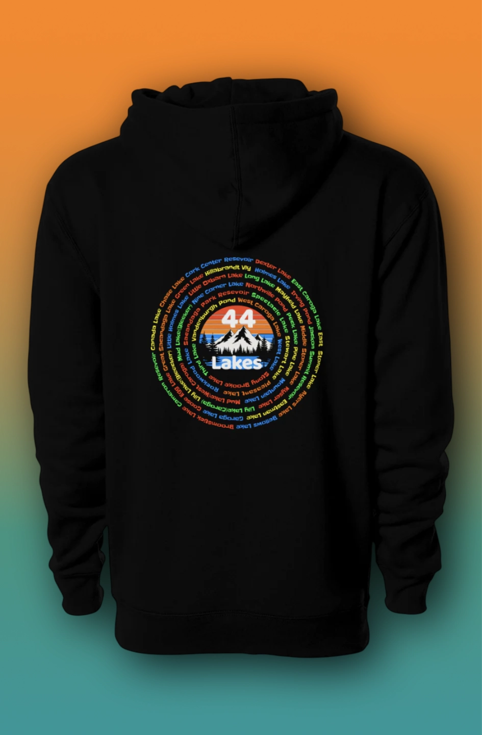 44Lakes - Circular Design - Premium Hoodie