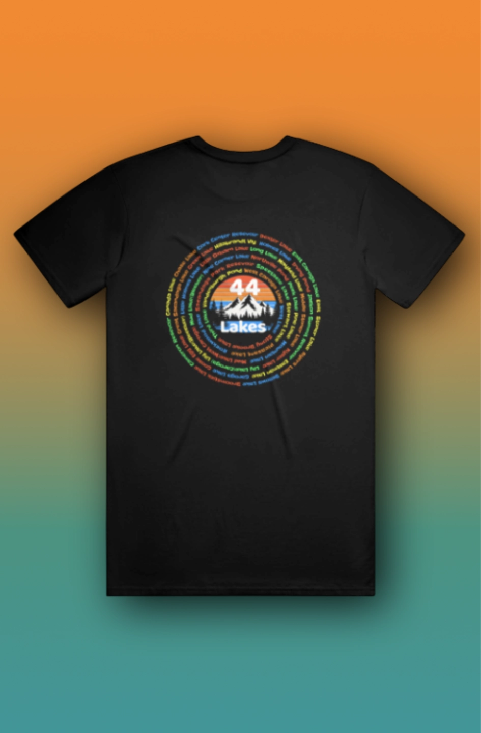 44Lakes - Circular Design - T-Shirt