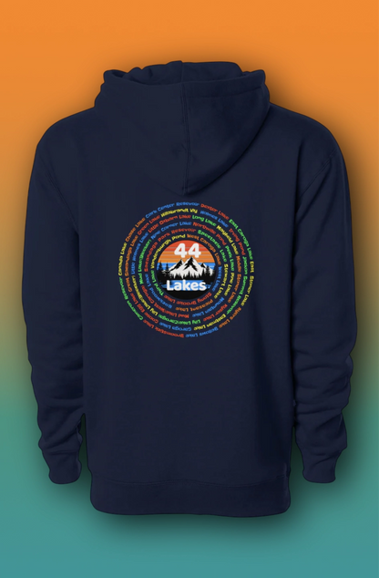 44Lakes - Circular Design - Premium Hoodie