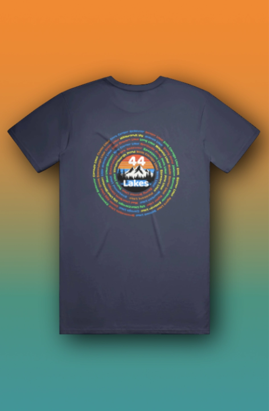 44Lakes - Circular Design - T-Shirt