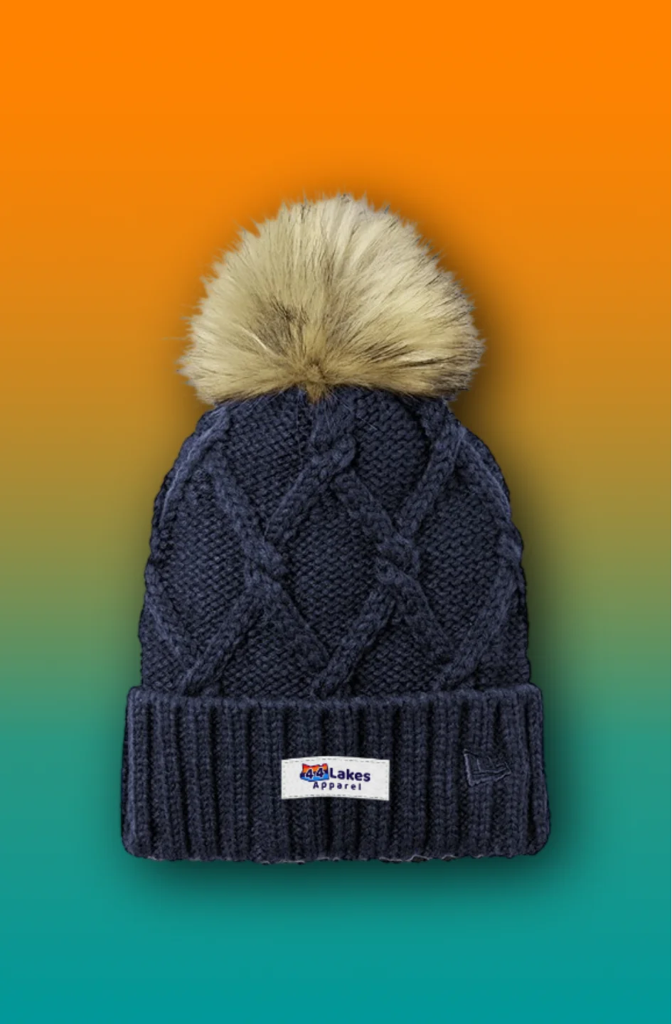 44Lakes - Faux Fur - Pom Beanie
