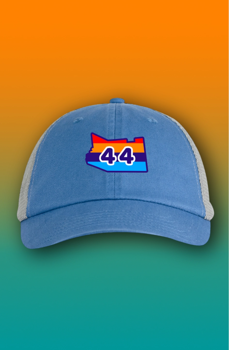 44Lakes - Sunset - Washed Trucker Hat