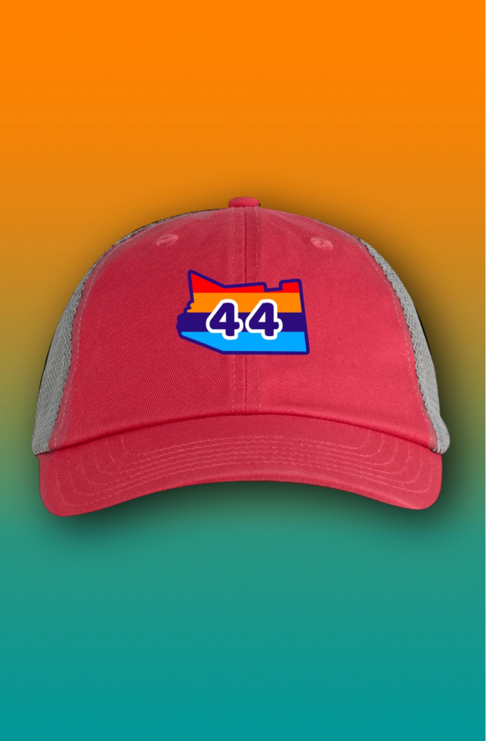 44Lakes - Sunset - Washed Trucker Hat