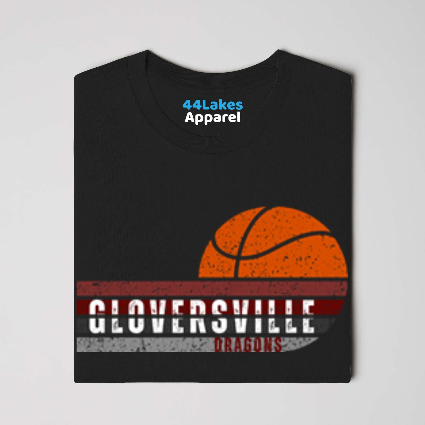 Gloversville - Dragons - Basketball - T-Shirt