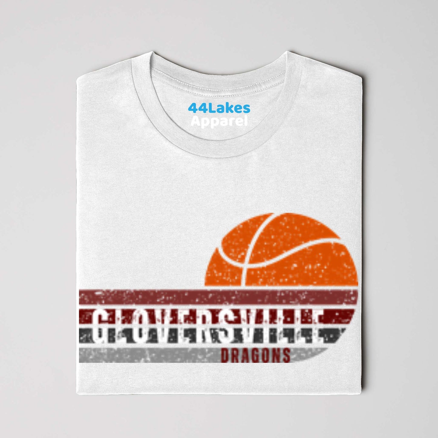 Gloversville - Dragons - Basketball - T-Shirt