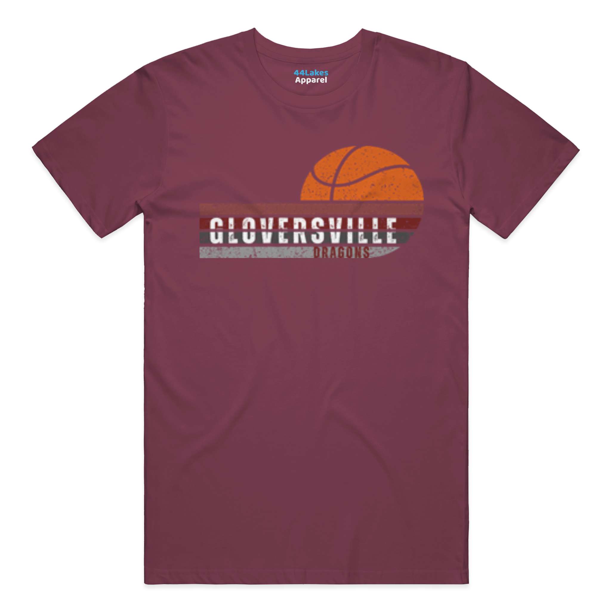 Gloversville - Dragons - Basketball - T-Shirt
