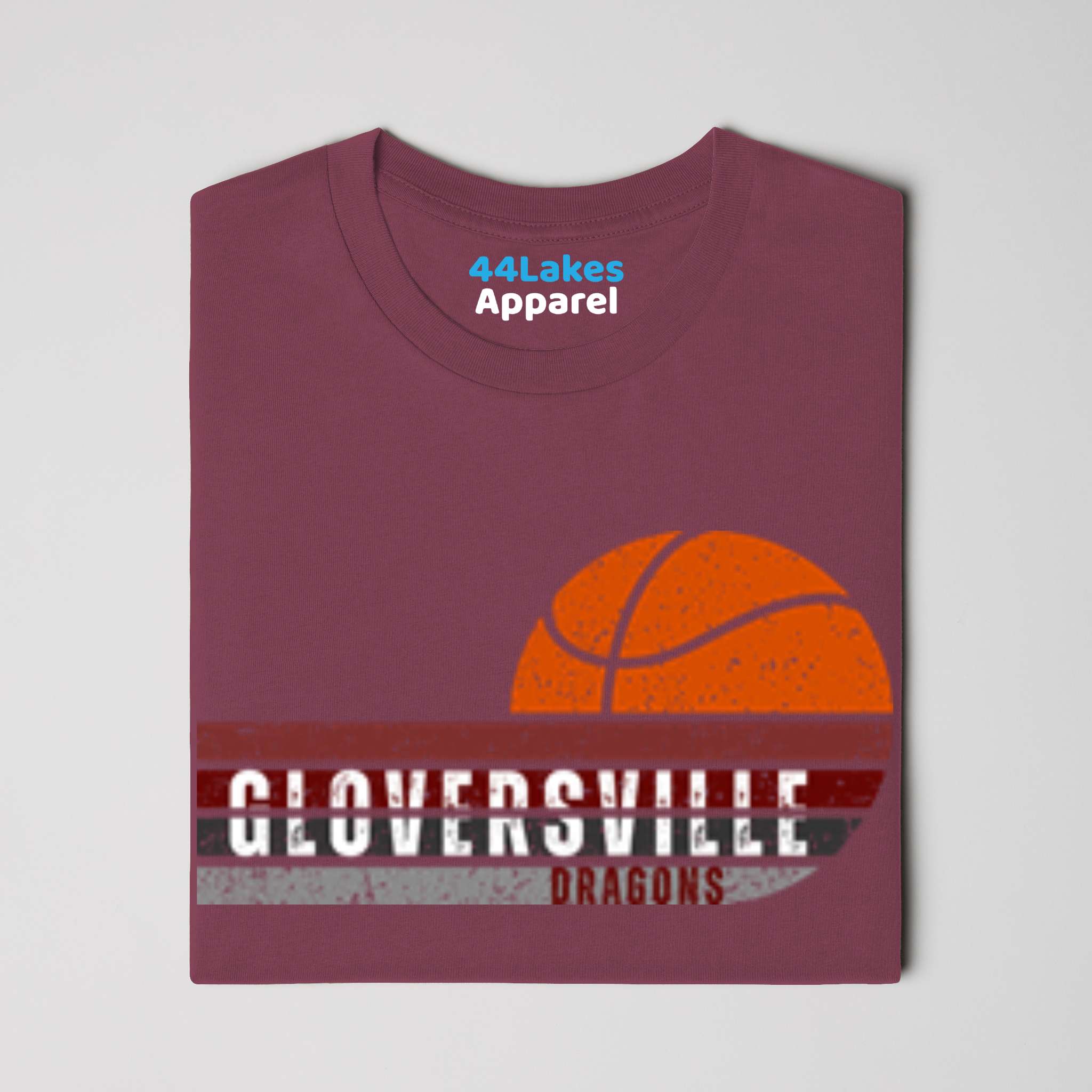 Gloversville - Dragons - Basketball - T-Shirt