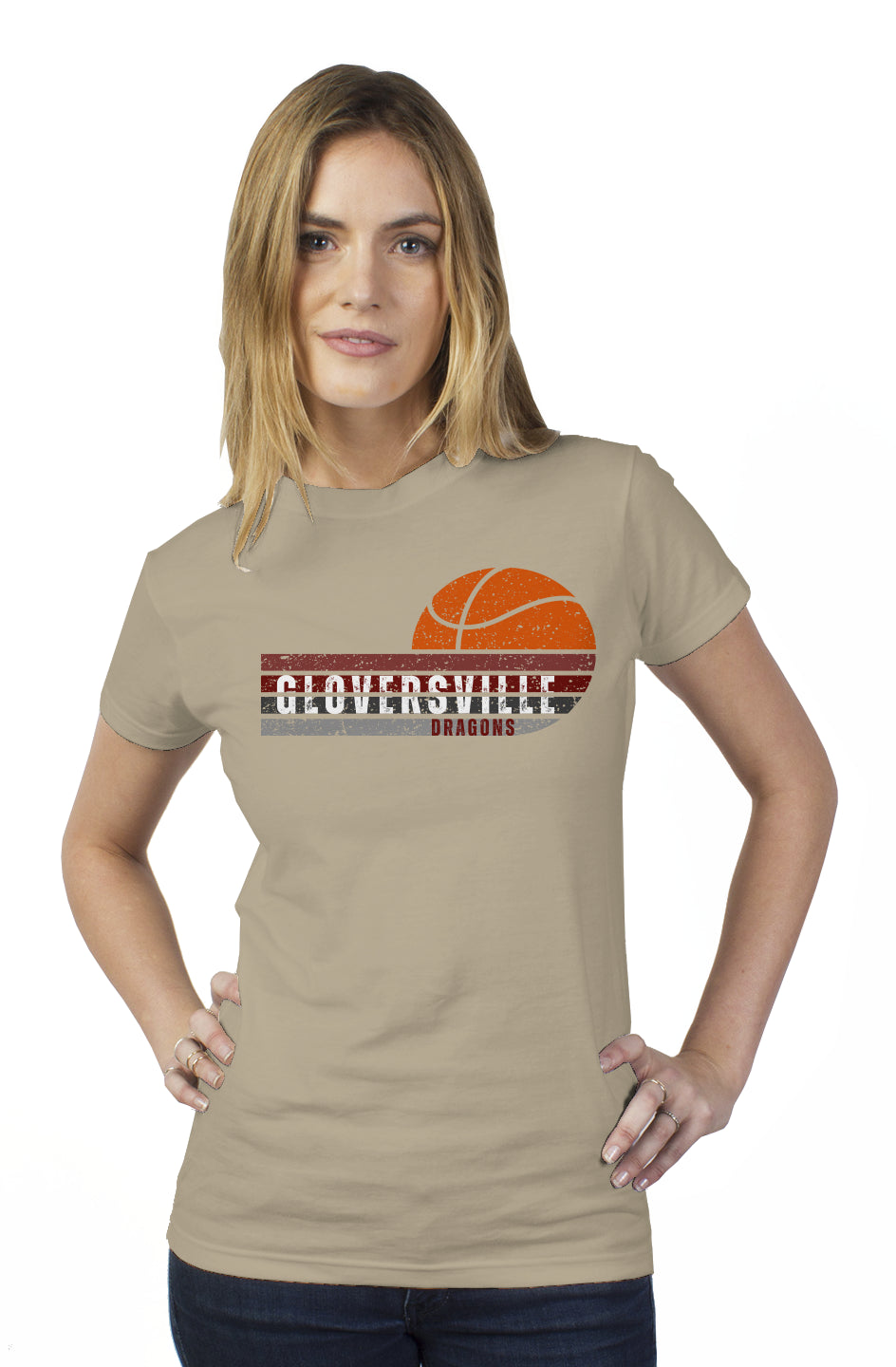 Gloversville - Dragons - Basketball - Women T-Shirt