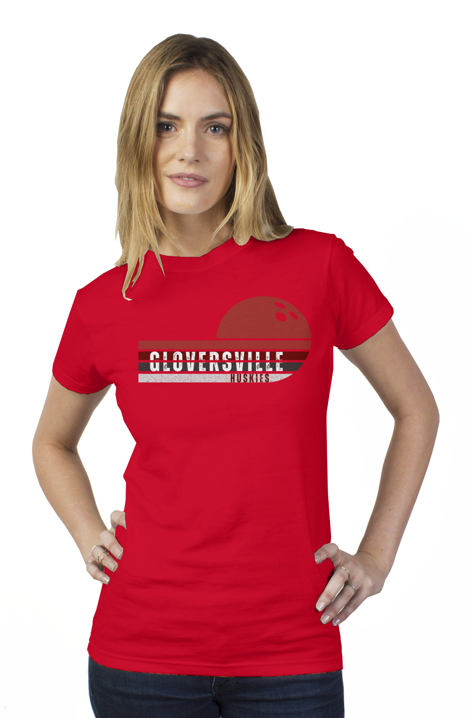 Gloversville - Huskies - Bowling - Women T-Shirt