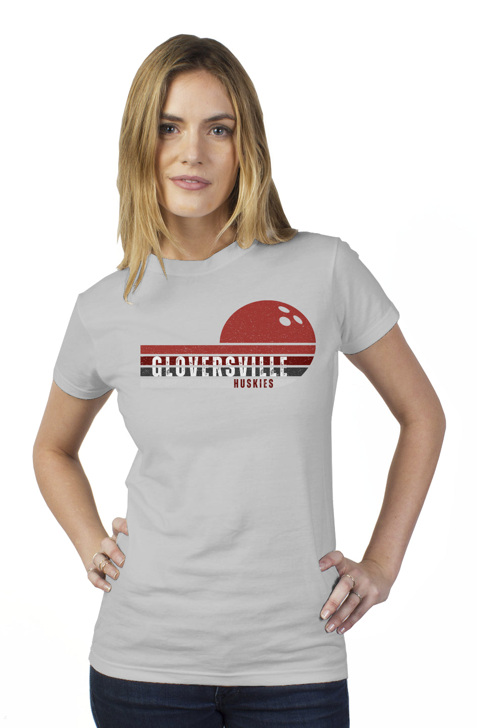 Gloversville - Huskies - Bowling - Women T-Shirt