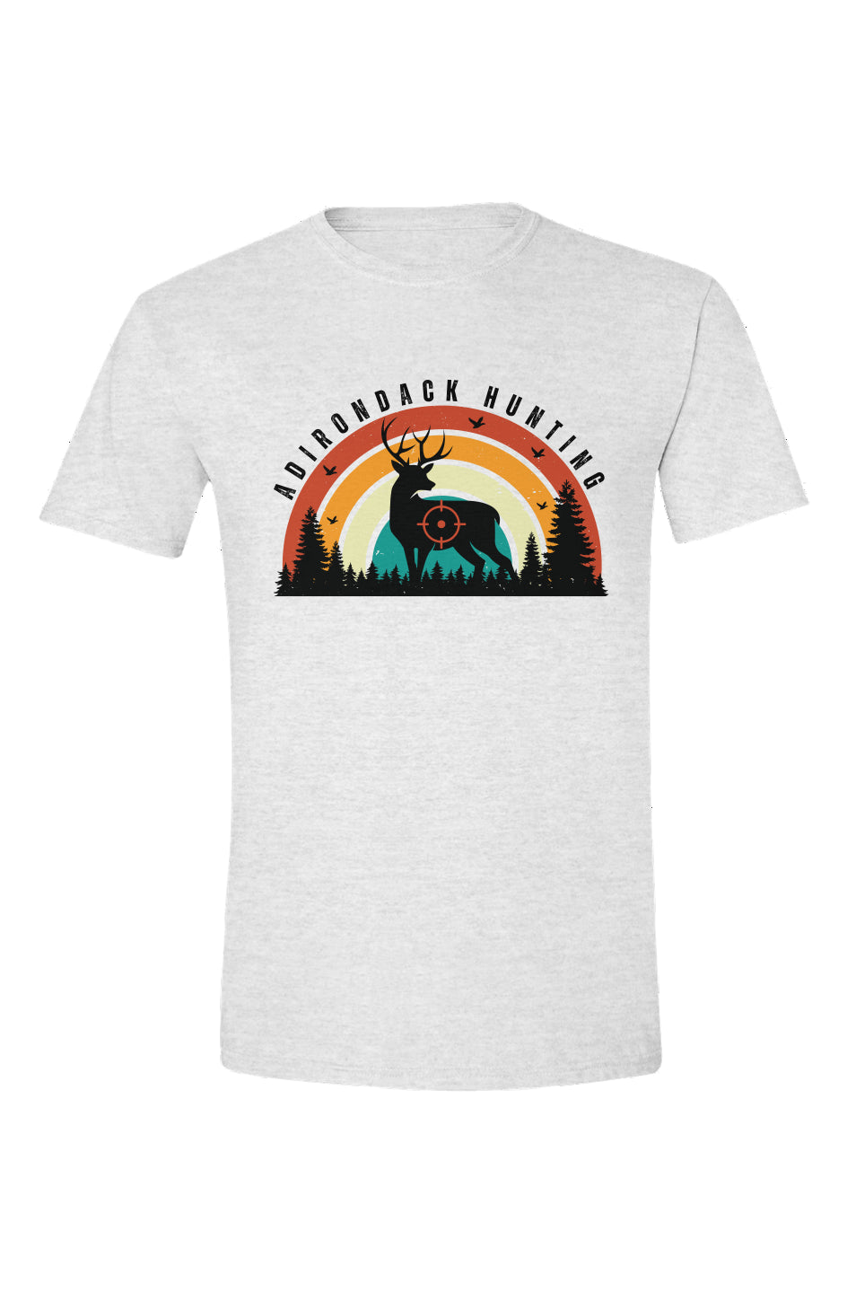 ADK - Hunting - Deer - Retro T-Shirt