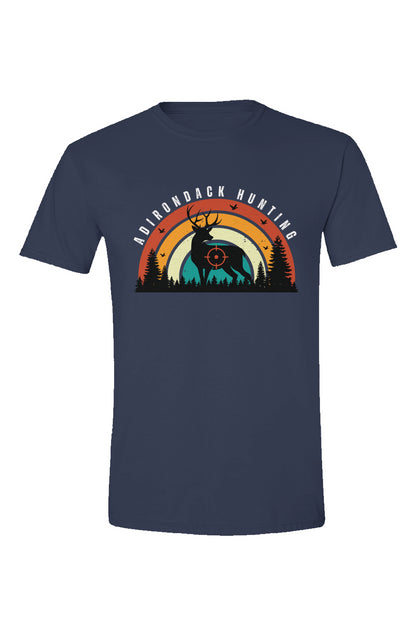 ADK - Hunting - Deer - Retro T-Shirt
