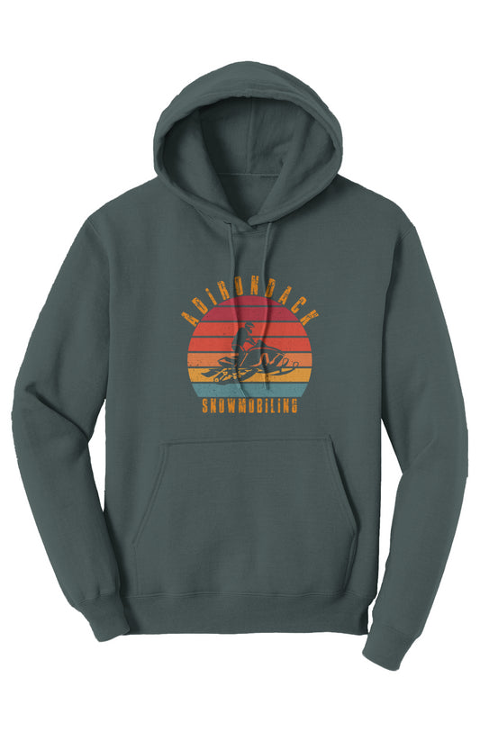 ADK - Snowmobiling - Sunset - Hoodie