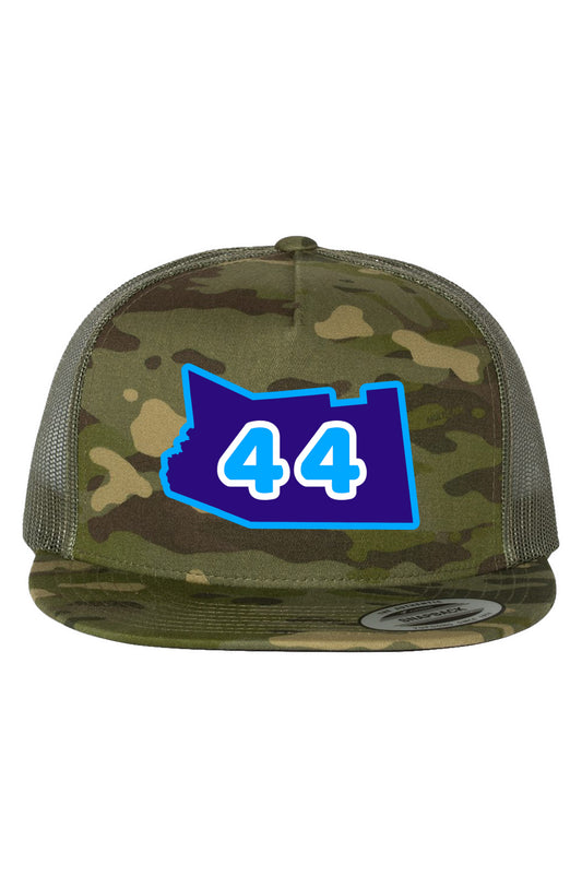 44Lakes Apparel - Camo - Purple - Trucker Hat