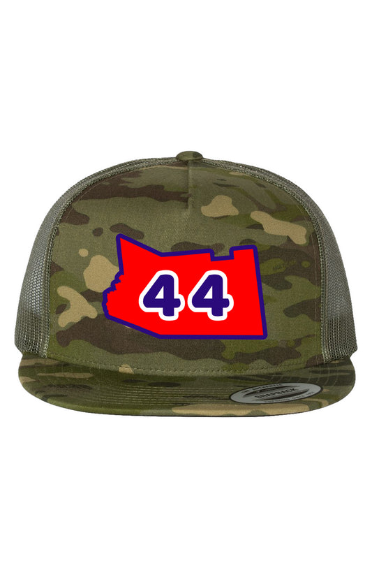 44Lakes Apparel - Camo - Red - Trucker Hat