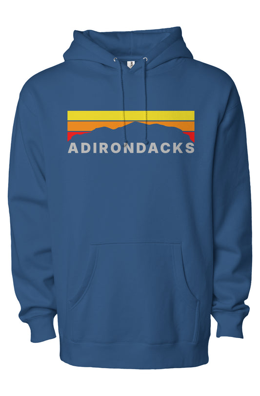 ADK - Mountain Range - Warm - Heavyweight Hoodie