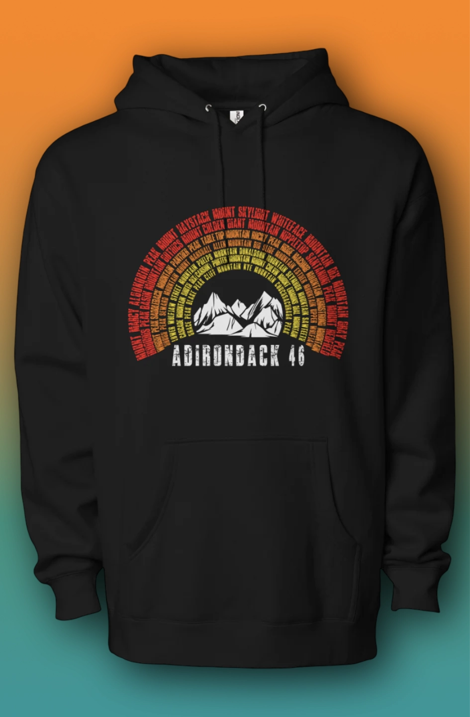 ADK - 46 High Peaks - Premium Hoodie