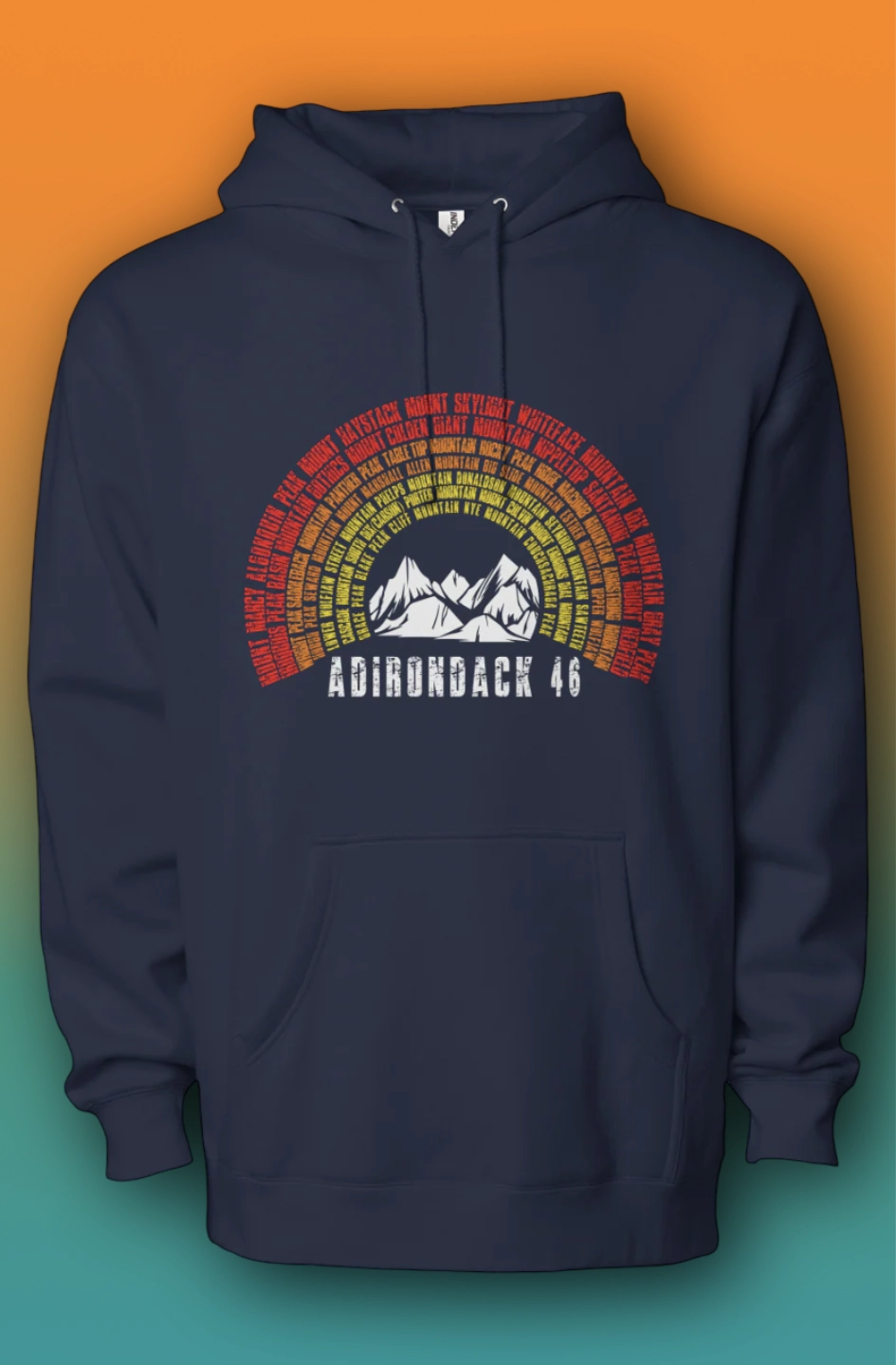 ADK - 46 High Peaks - Premium Hoodie