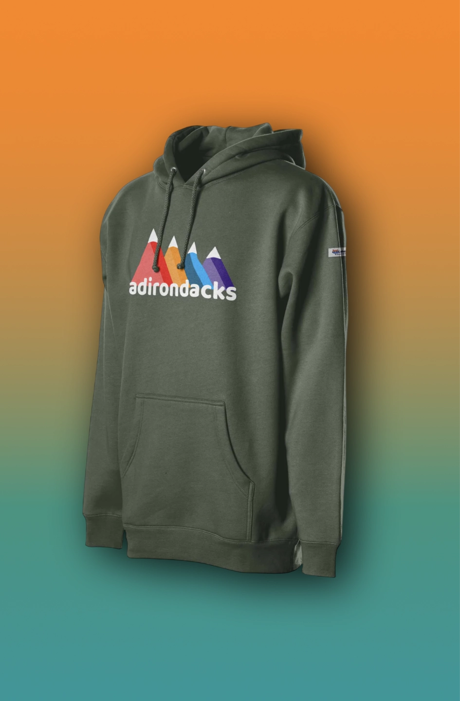 ADK - Colorful High Peaks - Premium Hoodie