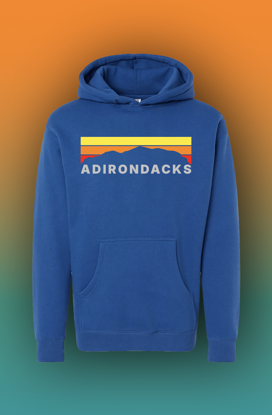 ADK - Mountain Range (Warm) - Heavyweight Hoodie