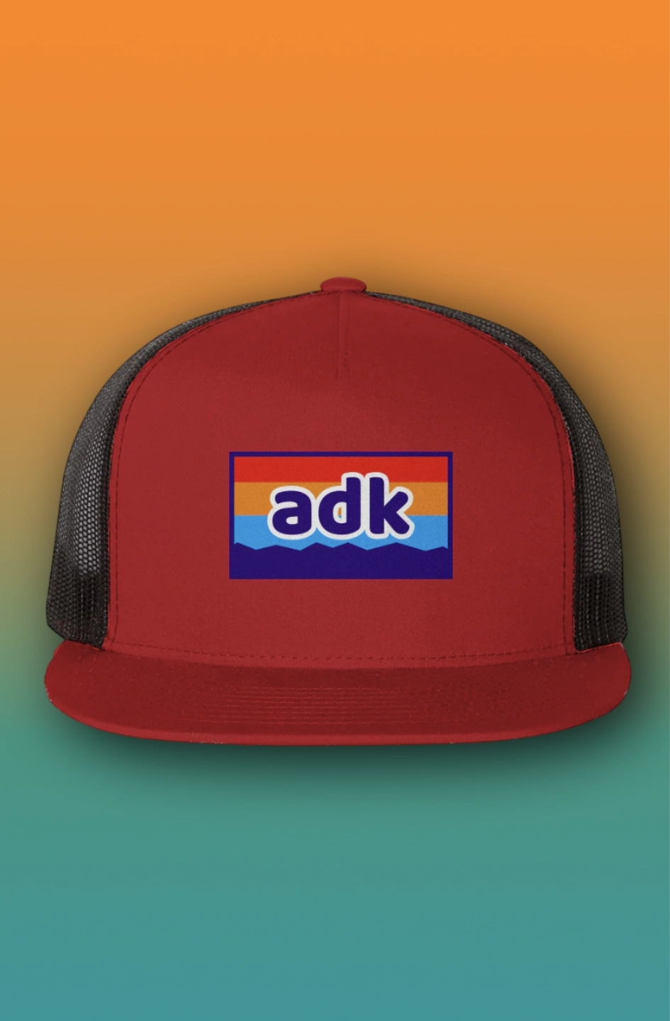 ADK - Sunset - Square - Trucker Hat