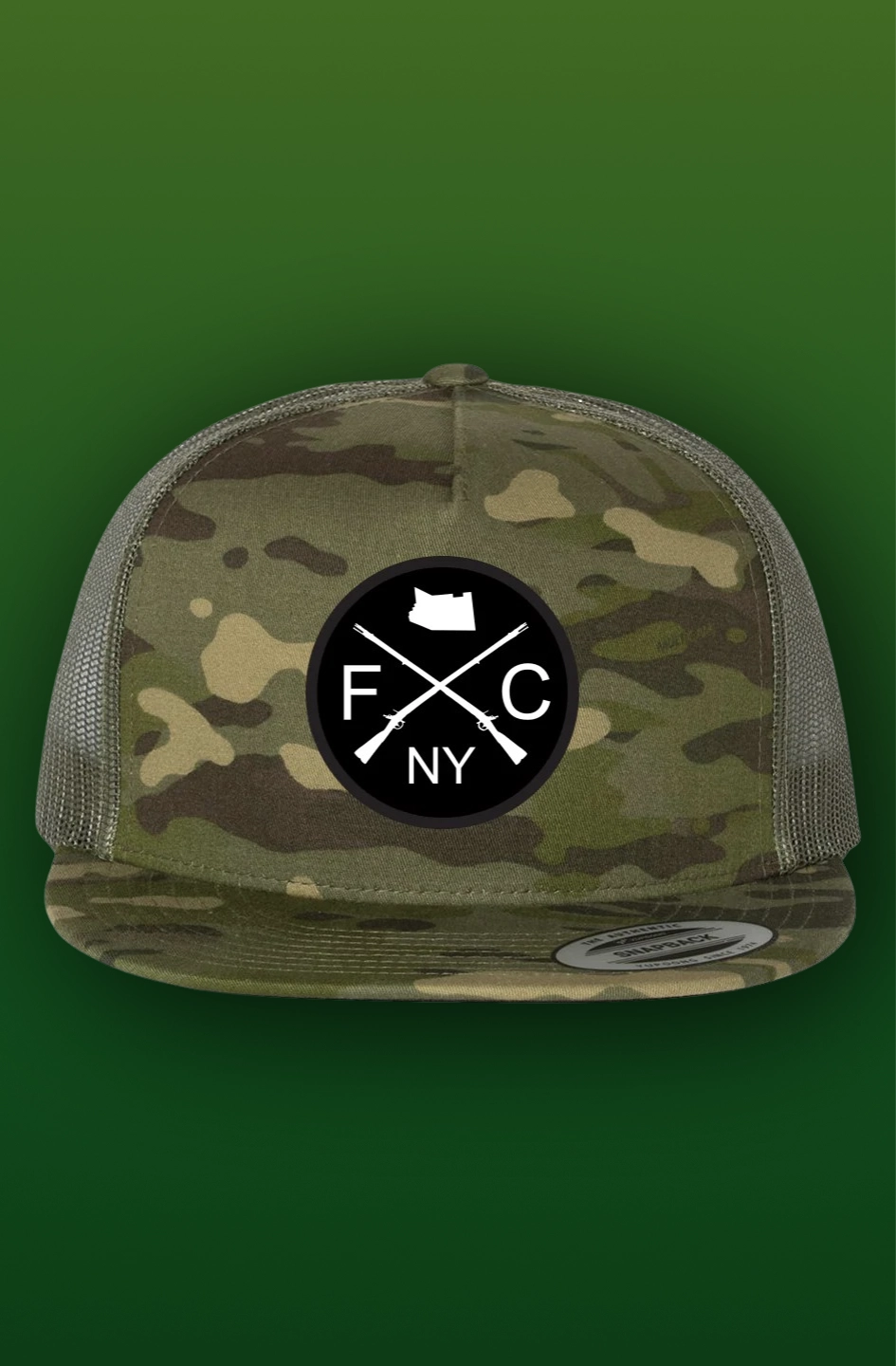 Fulton County - NY - Camo - Trucker Hat