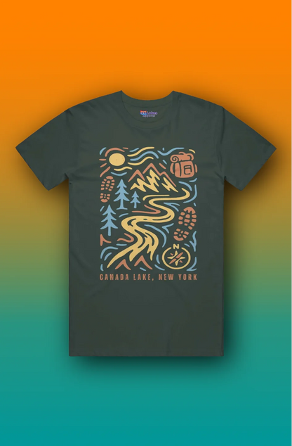 44Lakes - Canada Lake Hiking - T-Shirt
