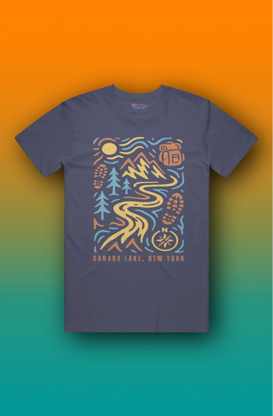 44Lakes - Canada Lake Hiking - T-Shirt