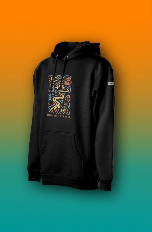 44Lakes - Caroga Lake Hiking - Premium Hoodie