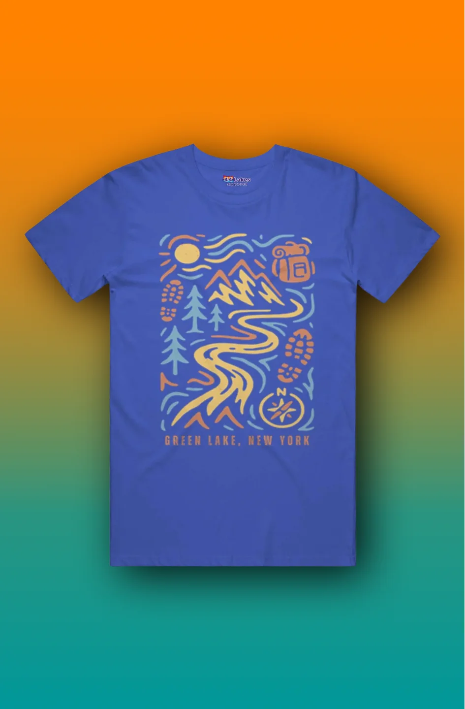 44Lakes - Green Lake Hiking - T-Shirt