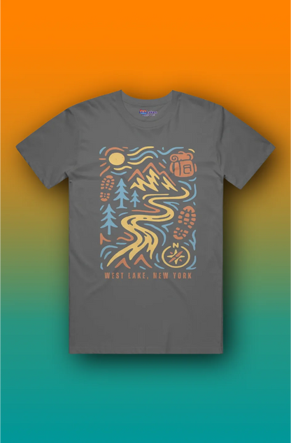 44Lakes - West Lake Hiking - T-Shirt