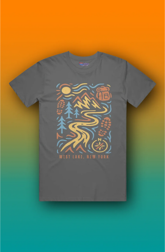 44Lakes - West Lake Hiking - T-Shirt