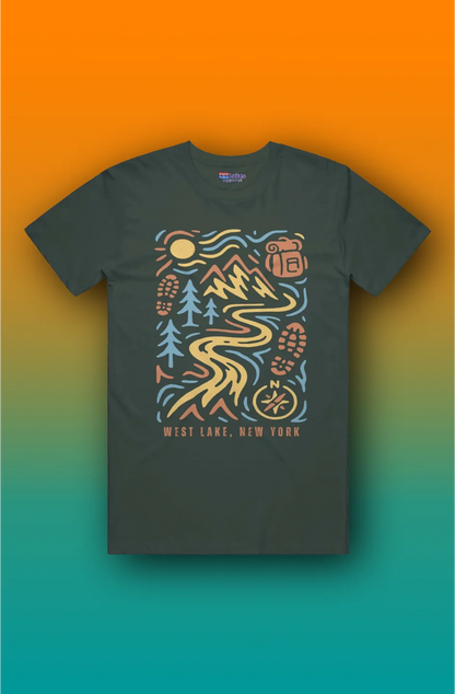 44Lakes - West Lake Hiking - T-Shirt